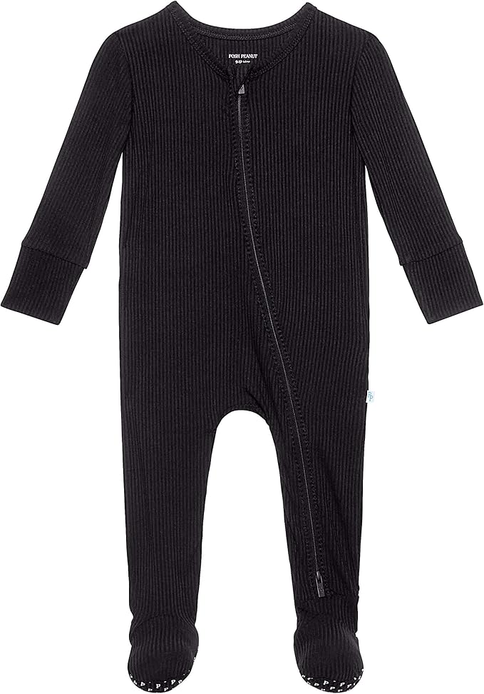 poshpeanut婴儿连身衣睡衣新生儿男孩服装儿童连体睡衣竹纤维柔软粘胶